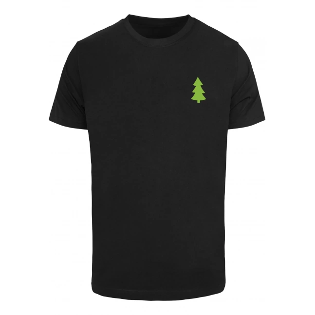 Pánské tričko Merchcode Christmas Vibes Tee black