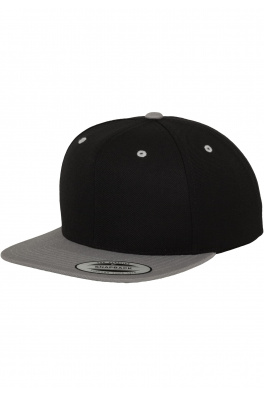 Klasický Snapback 2-Tone blk/stříbrný