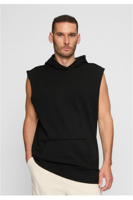 Open Edge Sleeveless Hoody černá