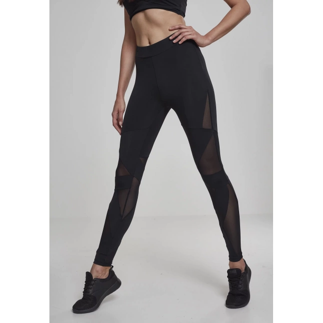 Dámské legíny Triangle Tech Mesh blk/blk