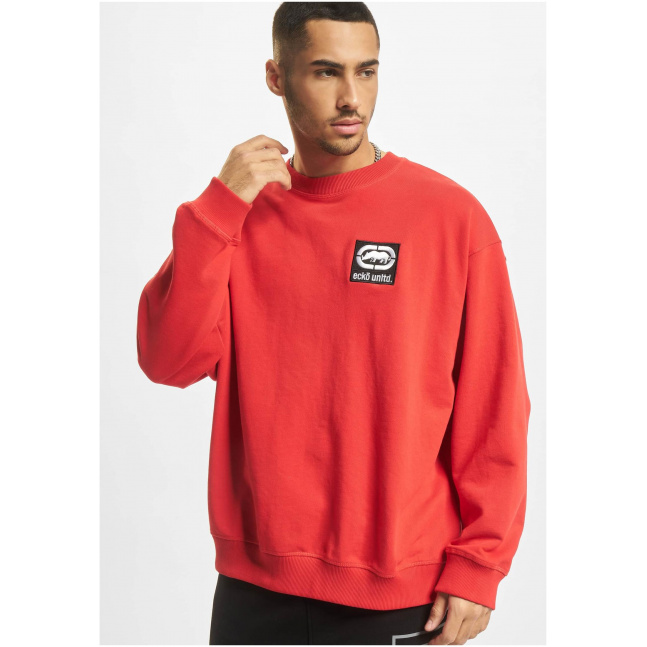 Pánská mikina Ecko Unltd. Young Crewneck - červená