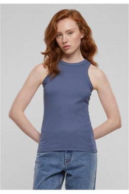 Dámské tílko Racer Back Rib - modré