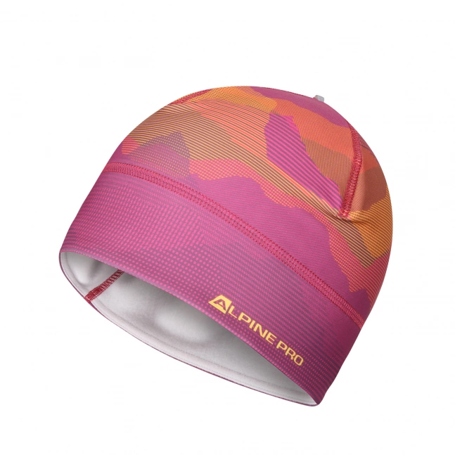 Unisex bezešvá funkční čepice ALPINE PRO MAROG fuchsia fedora varianta pc