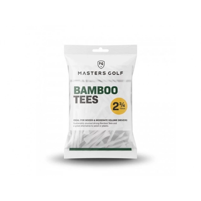 Golfová bambusová týčka Masters Bamboo Tees 70mm