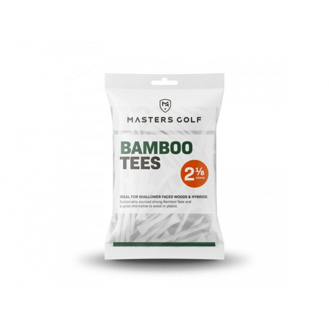 Masters bamboo tees dřevěná golfová týčka 54mm