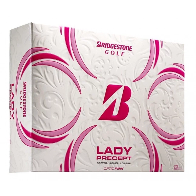 Dámské golfové míčky Precept Lady Pink 3ks