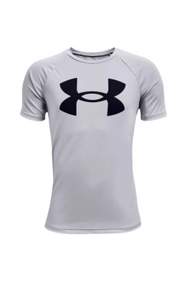 Chlapecké triko Under Armour Tech Big Logo SS - světle šedé