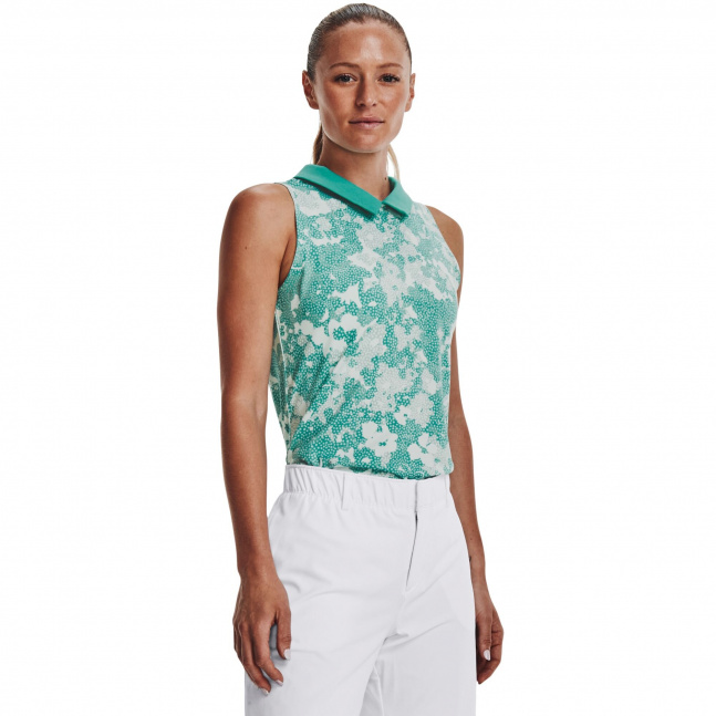 Dámské polo tričko bez rukávů Under Armour Zinger Rise Slvls Polo