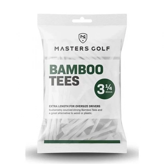 Golfová bambusová týčka Masters Bamboo Tees 83mm