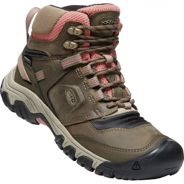 Keen RIDGE FLEX MID WP WOMEN timberwolf/brick dust