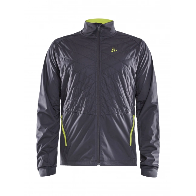 Bunda CRAFT Storm Balance šedá se žlutou