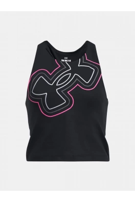 Dívčí tílko Under Armour Motion Branded Crop Tank