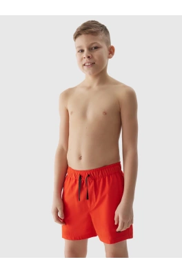 Chlapecké plážové šortky typu boardshorts 4F - červené