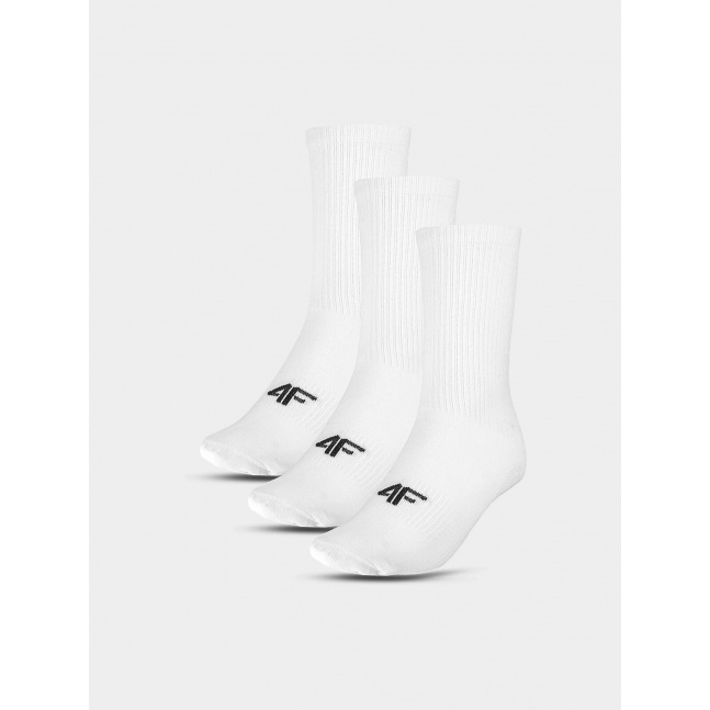 Dětské unisex ponožky 4F (3pack) - bílé