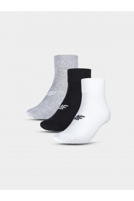 Pánské ponožky casual nad kotník (3pack) 4F - multibarevné