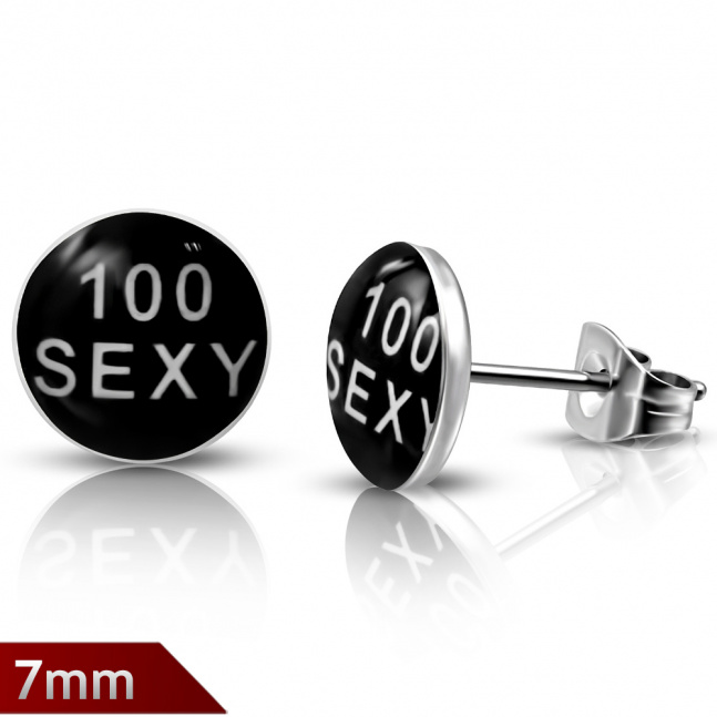 Naušnice z chirurgické oceli - 100 sexy