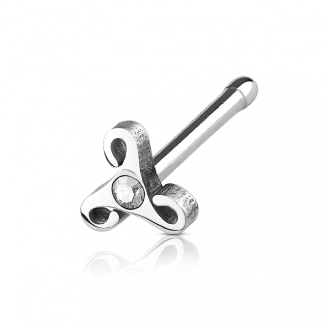 Piercing do nosu - tribal