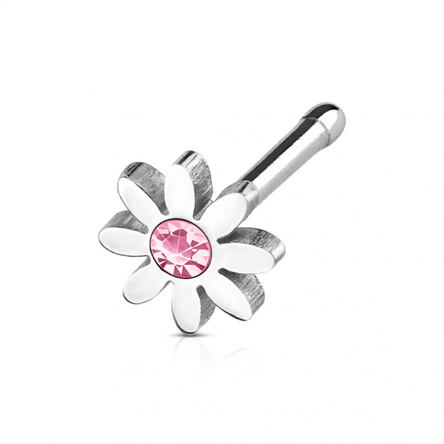Piercing do nosu - květina III