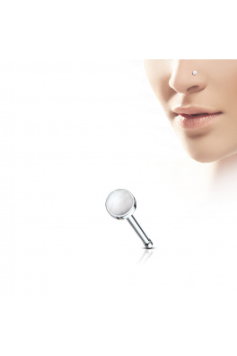 Piercing do nosu - růženín