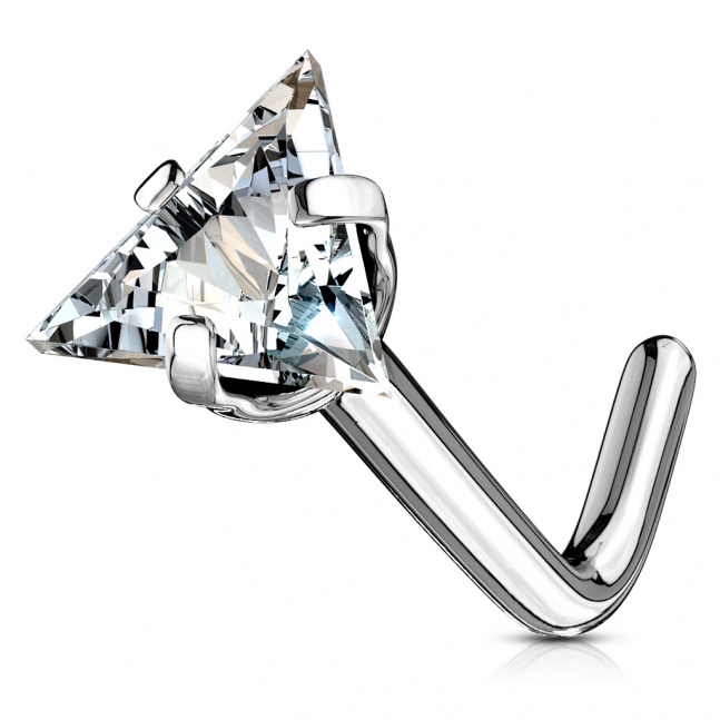 Piercing do nosu - triangle