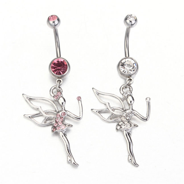 Piercing do pupíku - Víla-stříbrná