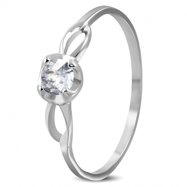 Zásnubní prsten chirurgická ocel wedding stone 