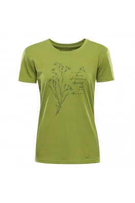 Dámské tričko z organické bavlny ALPINE PRO TERMESA 3 green oasis varianta pb