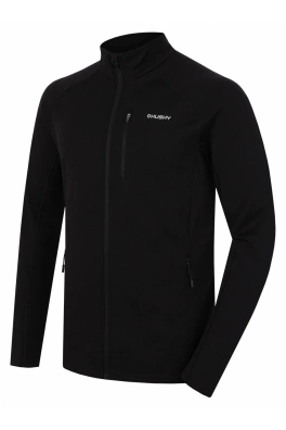 Pánská mikina z merino vlny Husky Alou M black