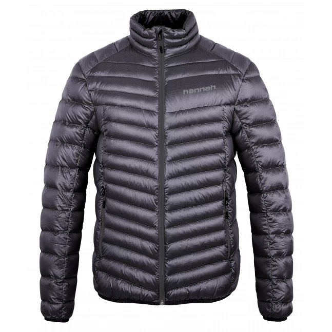 Pánská zatepovací péřová bunda Hannah ADRIUS asphalt stripe