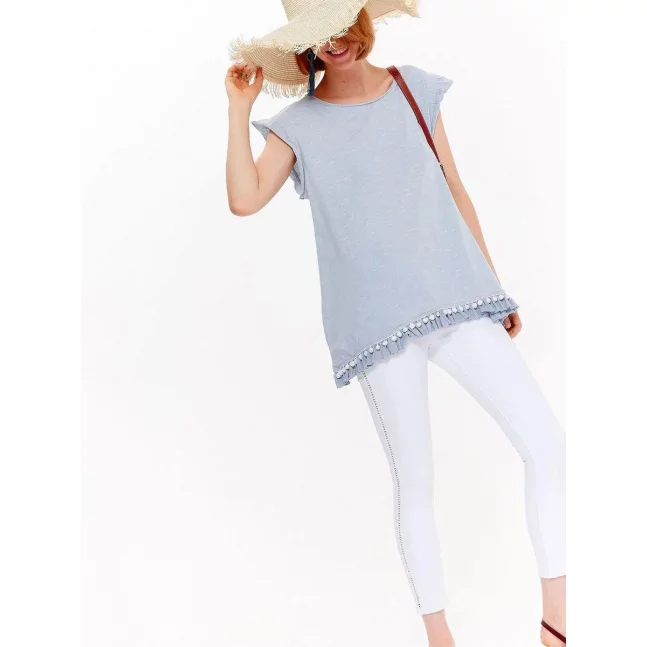 Lady's Blouse Short Sleeve