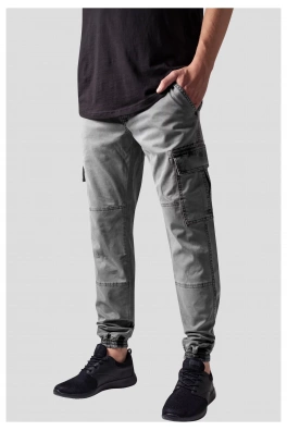 Seprané Cargo Twill Jogging Kalhoty šedé