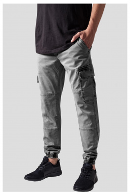 Seprané Cargo Twill Jogging Kalhoty šedé