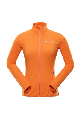 Dámská rychleschnoucí mikina ALPINE PRO NOLLA spicy orange