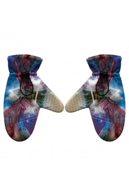 Gloves Owl Sky