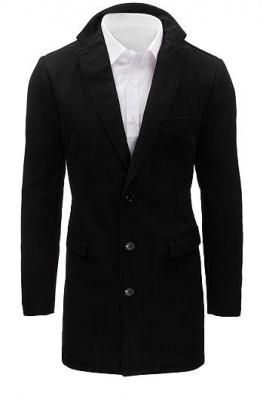 Pánský černý kabát CX0360