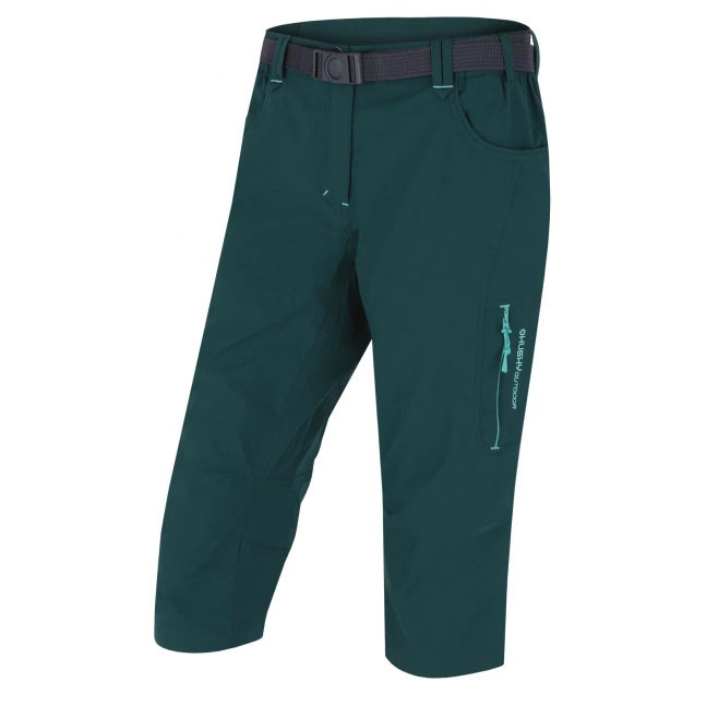 Dámské 3/4 kalhoty HUSKY Klery L dk. green