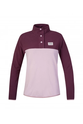 Dámská hřejivá fleece mikina Hannah NUKA fig/violet ice