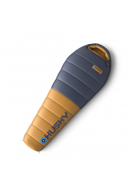 Péřový zimní spacák HUSKY Dexter short blue/orange