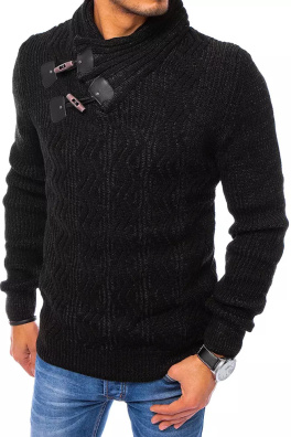 Dstreet WX1779 černý pánský svetr
