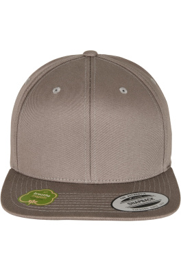 Bio bavlna Snapback světle šedá