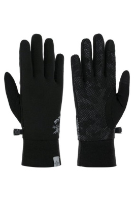 Lehké běžecké rukavice Kilpi CASPI-U černé