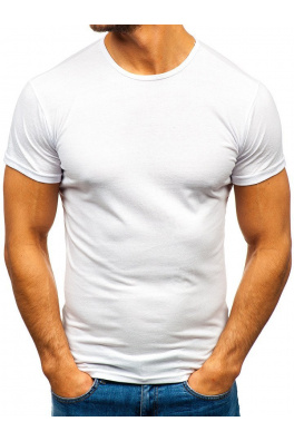 Pánské tričko bez potisku 0001 - bílá,