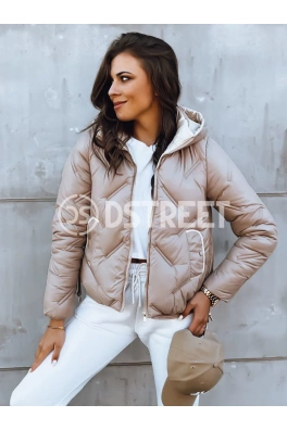 Dámská prošívaná bunda LIDIL béžová Dstreet TY3830