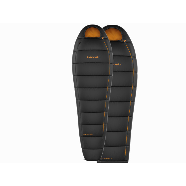 Lehký spacák Hannah SHERPA 300 jet black/inca gold