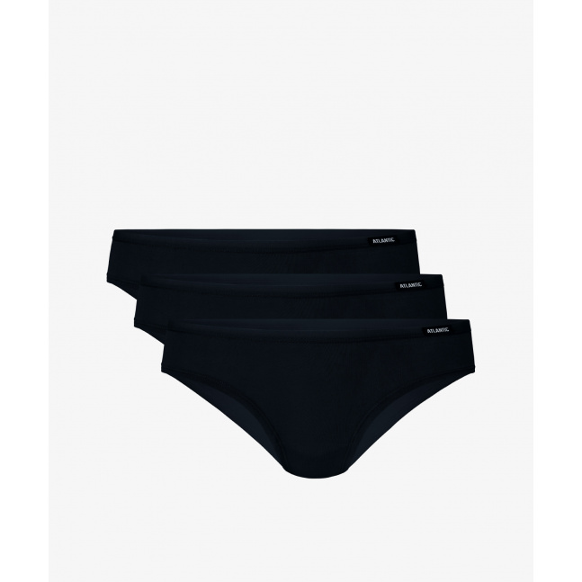 Dámské klasické kalhotky ATLANTIC 3Pack - černé
