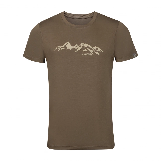 Pánské funkční tričko ALPINE PRO LYOR stone gray varianta pa Pánské funkční tričko ALPINE PRO LYOR stone gray varianta pa