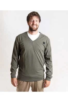 Sweatshirt The V Olive
