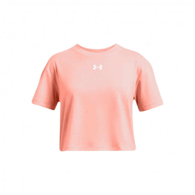  Dívčí tričko Under Armour CROP SPORTSTYLE LOGO SS