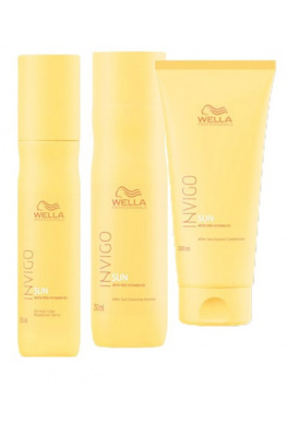 Wella Professionals Invigo Sun šampon 250 ml + kondicionér 200 ml + ochranný sprej 150 ml