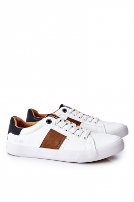 Leather Sneakers Big Star II174037 White-Beige